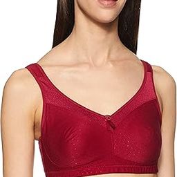 Women's Everyday Fashion Bra - Full Support, Non-Padded, Non-Wired, Full-Coverage, Mesh Panels with Super Lift and Jiggle Control-1