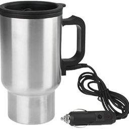 Frist Deal 12V Car Kettle - Stainless Steel Travel Coffee Mug, Heated Thermos, Car Water Heater, Tea & Coffee Maker, Travel Kettle for Hot Water, INSIDE PLASTIC BODY, PACK OF 1-image-54