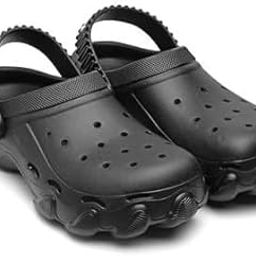 Men's Classic Ultra Soft Sliders/Slippers with Cushion FootBed | Waterproof & Everyday Flip Flops for Gents/Boys Stylish & casual for men Confotable for walking Unisex Clogs (BLACK, UK Footwear Size System, Adult, Men, Numeric, Medium, 10)-15