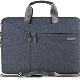 MOCA Gearmax 13-13.3 Inch Laptop Sleeve Case Messenger Shoulder Bag Padded Nylon Shockproof Waterproof Briefcase for MacBook Air/Pro Retina - Grey-image-98