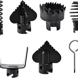 CLUB BOLLYWOOD® 7 Pieces Drain Machine Cutter Heads Detachable Auger for Sewer Machine | Home Improvement | Plumbing & Fixtures |Home & Garden |Other Home Plumbing & Fixtures-image-44
