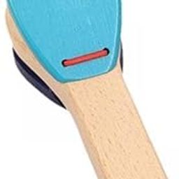 CALANDIS™ 4xWooden Mini Castanet Cowbell Wooden Castanet Clapper for Party Children Kids | Toys & Hobbies | Educational | Music & Art-image-46