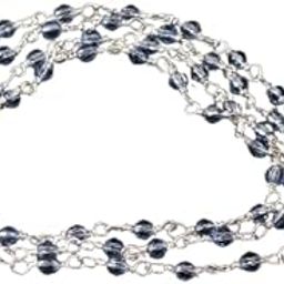 Tiget Colour Wire Wrapped Link Chain Multicolour(1 ft)-image-59