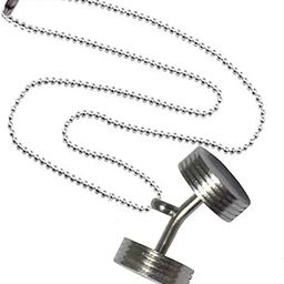 Weightlifting Fitness Bodybuilding Sports Silver Metal Pendant Necklace For Men And Boys-picture-17
