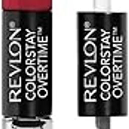 REVLON Colorstay Overtime Lipcolor, Long-wearing, Shiny Lip color, Kiss proof & Smudge Proof. 99% Moisturizing ingredients, Ultimate Wine - (140)-10