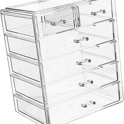 LOSA Acrylic Nail Polish Storage Box Case Makeup Organizer for Bedroom Countertop-image-54