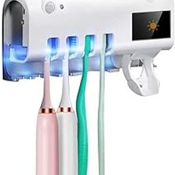 Wall-Mounted UV Toothbrush Sterilizer Multi-Function and Dispenser for a Clean and Convenient Bathroom Experience-picture-22