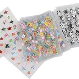 HEAVENGLOW DIY 3D Nail Art Stickers Manicure Tips Decal Decorations 50 Sheets-image-17