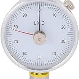 Hardness Measuring Dial,Shore Sclerometer Tester Pointer Shore Durometer Hardness Tester Measuring Gauge for Testing Plastic Rubber LX-C-2 0.55N~8.05N-18