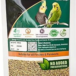 MAF Bird Feed Foxtail Millet For Birds 900 Gram Enriched With Cuttlefish Bone Grit,Thinai, Kangni Seed For All Small Breeds (2)-picture-15
