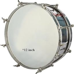 1 Piece Side Drum (S.S), 12" inch, Silver-image-16