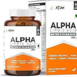 AS-IT-IS ATOM ALA (Alpha Lipoic Acid) 100mg I 60 Veg Capsules I Antioxidant Support for Overall Health I Health Supplement for Men & Women-image-70