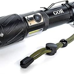 GOR LED Rechargable Flashlight Torch 26650 Battery (FT12-XHP99)-50