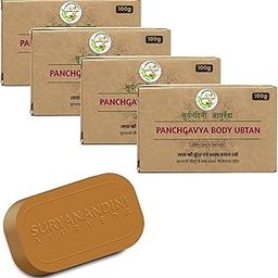 multani Mitti Ayurvedic Handmade panchgavya body ubtan | Natural | Skincare Soap | Chemicals Free Soap| Multani Mitti Soap - 100 gm Each (Pack of 4)-32