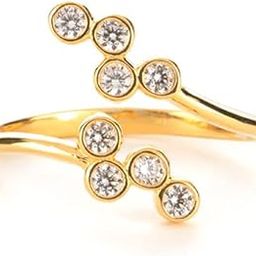Women's By Caratlane Lunar Sky Ring In Gold Plated 925 Silver-image-12