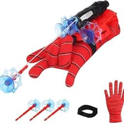Vichip Spider Web Shooters Toy for Kids Fans, Hero Launcher Wrist Toy Set,Cosplay Launcher Bracers Accessories,Sticky Wall Soft Bomb Funny Children's Educational Toys, Multicolor-6
