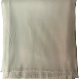 Off-White Cotton Plain Shawl For Women (40W X 80L)-picture-48