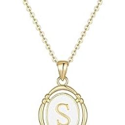 Vintage Style Waterproof Name Initial Letters Pendant Necklaces - Stainless Steel Golden Initials Jewelry - Hypoallergenic Letters Pendant Chain-image-10