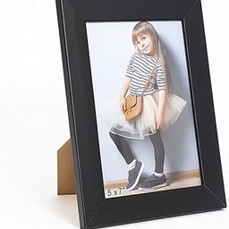 Photo Frame, 5 x 7 inches, Black, Modern Design for Table Top, Home Decor, Office Desk and Wall Display-image-32