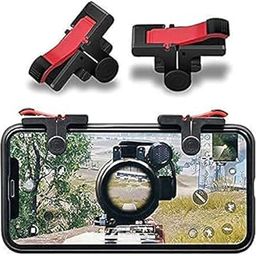Newly Mobile Trig-ger Cont-Roller Gam-epa-d Gami-ng Trig-ers for Pub-G Mobile//COD Mobile/etc- Works with Most Android and iOS Phones-1 Pair-image-84