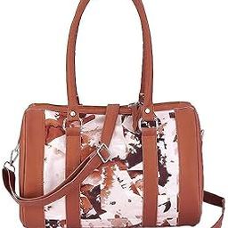 Round Small Leather Duffel Bag for Travel,Weekender Bag for Men Women Round Bag for Travel-image-73