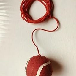 Aerolooks Hanging Practice Ball Light waight for Indoor/Outdoor Knocking Cricket Training Ball (Standard, Pack of 1,Red0-picture-28