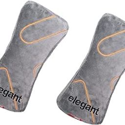 Fur Memory Foam Neck Rest Pillow Grey for Jeep Compass (Set of 2)-image-66