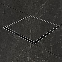 ACHRO Shower Drain, Invisible 6 inch Square Shower Drain 2-in-1 Tile Insert Cover, 304 Stainless Steel/Anti Cockroach Trap / 6X6 Inch/Drain for 13 mm Tile-image-49