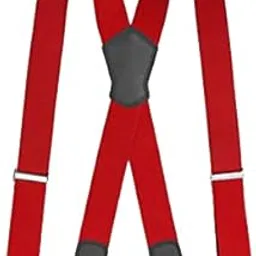 yashidun Men's 3.8CM X Type Suspenders with Buckle Clips Adjustable Elastic Strap Braces-picture-27