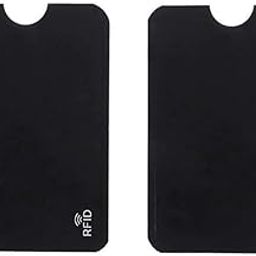 RFID Blocking Card Sleeve, Safe Secure Anti Scan Protection Aluminium Foil Protector Case Holder Cover for ATM Credit Debit Forex Travel NFC (2)-image-66
