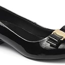 Women Comfortable Block Heel Round Toe Slip On Fashion Pump Shoes for Daily use, Office use, Casual use-12