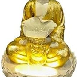Fountain World Lotus Buddha Indoor Outdoor Waterfall Fountain Office Decorative Items Best Welcome Gifts for Guest Also Best Gift Items for Home Decoration-image-46