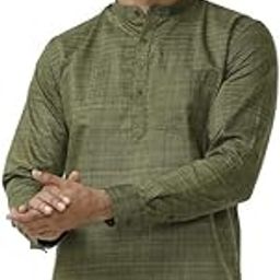 Trending Green Urban Kurta Full Sleeve for Men Pack of 1-image-96