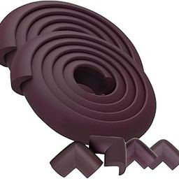 BabyPro Baby proofing Edge and Corner Combo (12mm, Pack of 6) by Certified Professional Childproofer of 4 Meters of Edge Guard & 4 Corner Protectors Covering, Furniture Corners (Brown)-picture-18