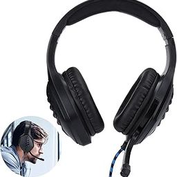 UniMarket® Headphone with Microphone, Earpiece Stereo Speaker Overhead Wired Headset, for PC Tablets(Dark Blue)'-image-63