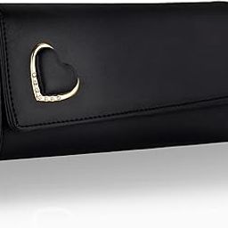Women's Hand Wallet Purse Clutch | Phone Pocket | Coin Pocket | 4 Card Slots (Black)-image-53