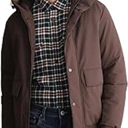 Men's Polyester Standard Length A-Line Coat-picture-10
