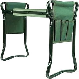 CALANDIS™ Foldable Garden Kneeler Seat Cleaning Portable Fishing Gardener Garden Stool with 2 Pockets-image-70