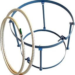 Prabhas Designs 2 in 1 Aari Work Stand Suitable for Both 18 Inches and 16 Inches Size with Frame, Aari Embroidery Frame Stand,maggam Work Stand-picture-1