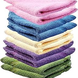 Very Soft Cotton Handkerchiefs (10 x 10 inch, Multicolour)-image-72