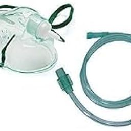 OXY99 Universal Adapter Oxygen Mask with Adjustable Elastic Strap - Oxygen Face Mask for Adult, Soft Mask With Perfect Fit Crush-Resistant Tubing, Mask for Oxygen Generator ING. BOSCHI ITALY-0