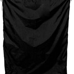 MERISHOPP Large Capacity Bag Waterproof Drawstring Storage Pouch Sack Black 110x140cm| Sports Equipment | Outdoor Sports Gear | Exercise Gear-image-10
