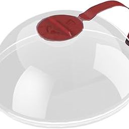 ATORSE Microwave Splatter Cover for Food Portable House Items Microwave Plate Cover Red Cover Microwave Cooking Gadgets-image-41