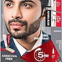 Revlon Top Speed Hair Color for Men Natural Black | Infused with Mother of Pearl and Ginseng Root extract for Intense Conditioning | 100% Grey Coverage in 5 Minutes | Shiny & Nourished Hair-17