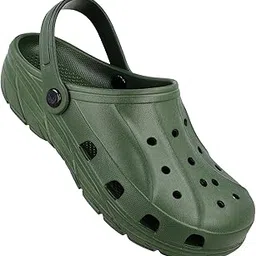 walkaroo WC4838 Mens Clogs for dailywear and Regular use for Indoor & Outdoor - Olive-picture-46