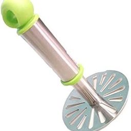 GANESH Stainless Steel Potato Crusher Vegetable Smasher Pav Bhaji Masher with Handle for Effortless Kitchen Uses (Pack of 1, Assorted)-30