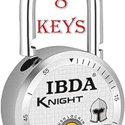 IBDA Lock with 8 Keys | Lock with Multiple Keys | Lock and Keys | Push/auto Lock | High Security Steel Body Lock | Lock for Home, Shutter, gate, Door, Shop, School, Flat, Warehouse, etc. (KNT_8KY)-image-51