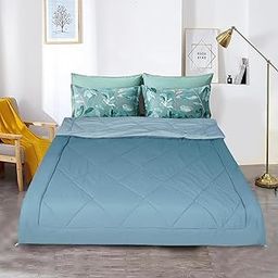 MAGA LIFE LONG Microfiber Comforter Set Double Bed King Size, Soft & Warm Quilt for Winter, AC Comforter, Blanket Double Ded, Rajai, Lightweight-image-97