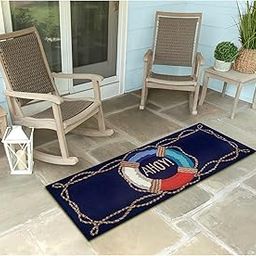 Liora Manne Frontporch Hand-Tufted Indoor/Outdoor Easy Care Area Rug Rug-Transitional, Nautical, Coastal, Contemporary, Ahoy Navy 2' x 5'-image-27