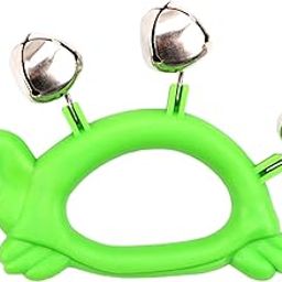 Enakshi (LABEL) Creations Tambourine Bell Montessori Handheld Tambourine for Preschool Babies Children C|Toys & Hobbies | Educational | Music & Art-8